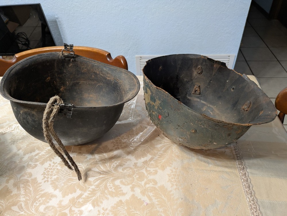 Korean War Helmet and Liner