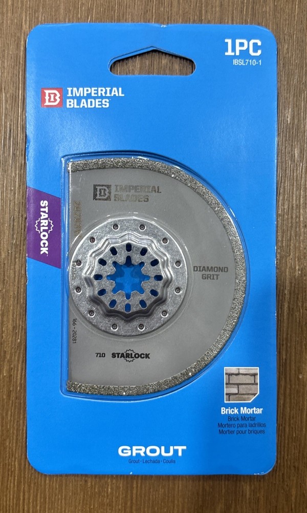 Starlock 3" Diamond Grit Segment Oscillating Multi-Tool Blade, 1PC
