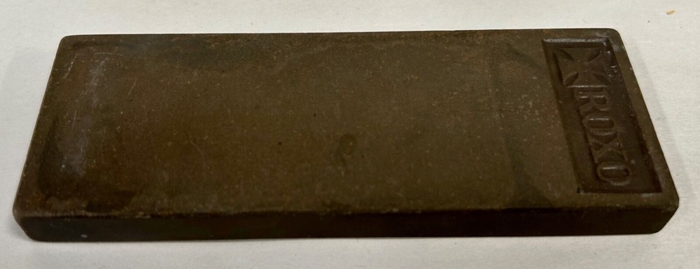 Vintage ROXO Chisel Razor Hone Sharpener Sharpening Stone (A7)