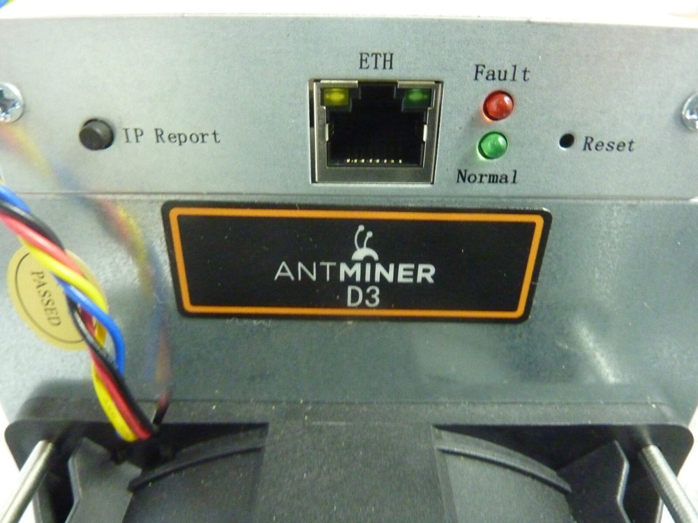 Bitmain Antminer D3 19.3Gh Mining Algorithm (24543)