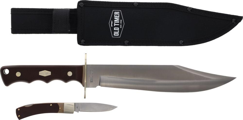 Old Timer Schrade Bowie w/Folder