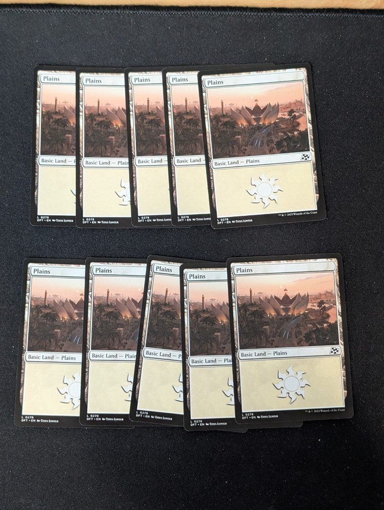 10x Basic Land Lots NM/LP Same Art MTG 20x