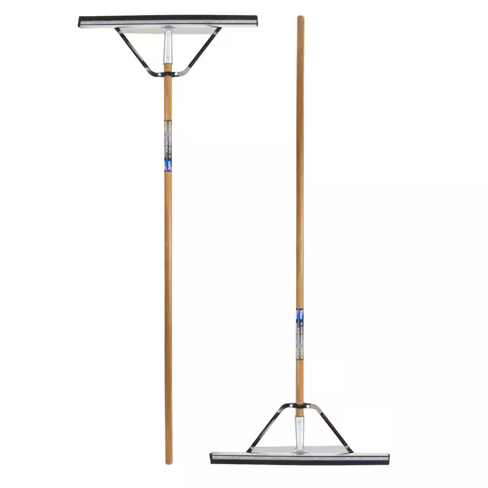 Professional 24 In. Floor Squeegee with Handle (2-Pack)