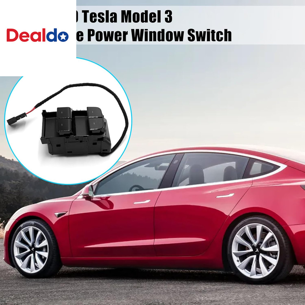 Compatible with Tesla Model 3 Window Switch, Left Front Side Driver Side Power M