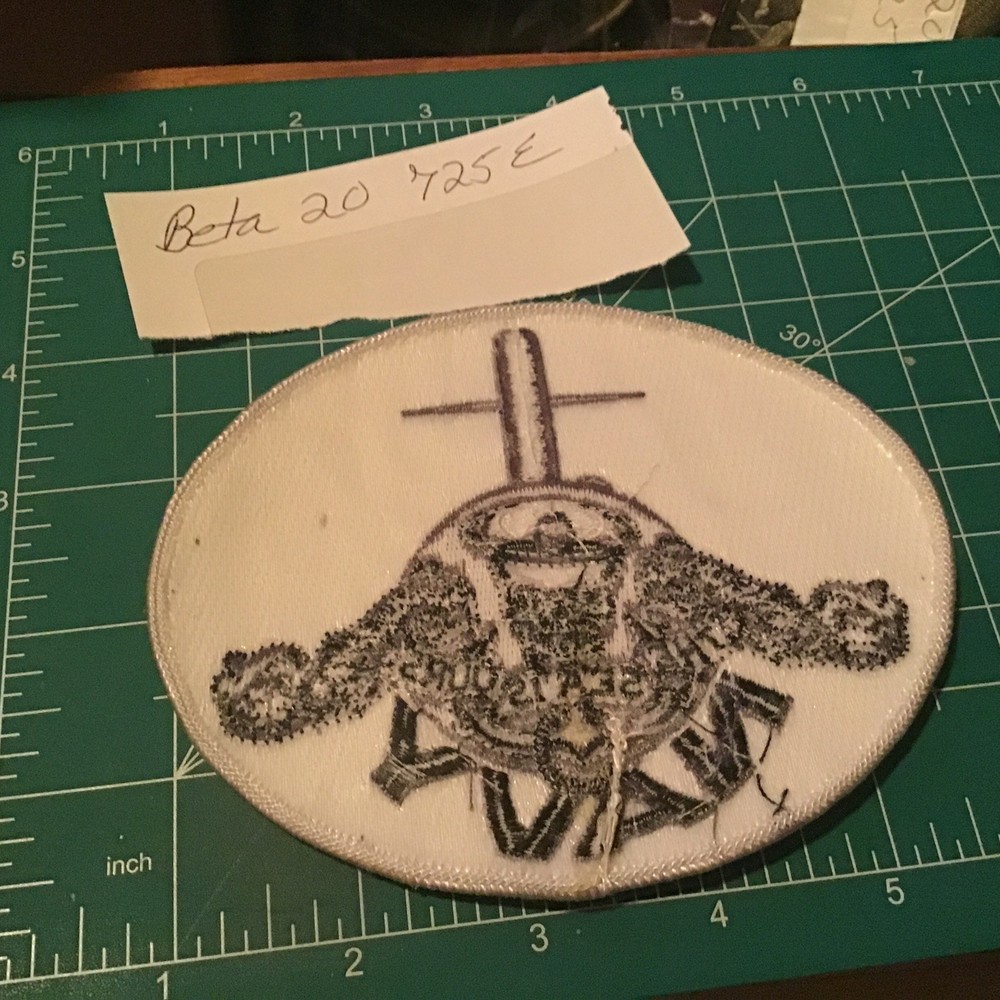 USN NAVY CHIEF SKULL PATCH SAILOR Sub Submarine