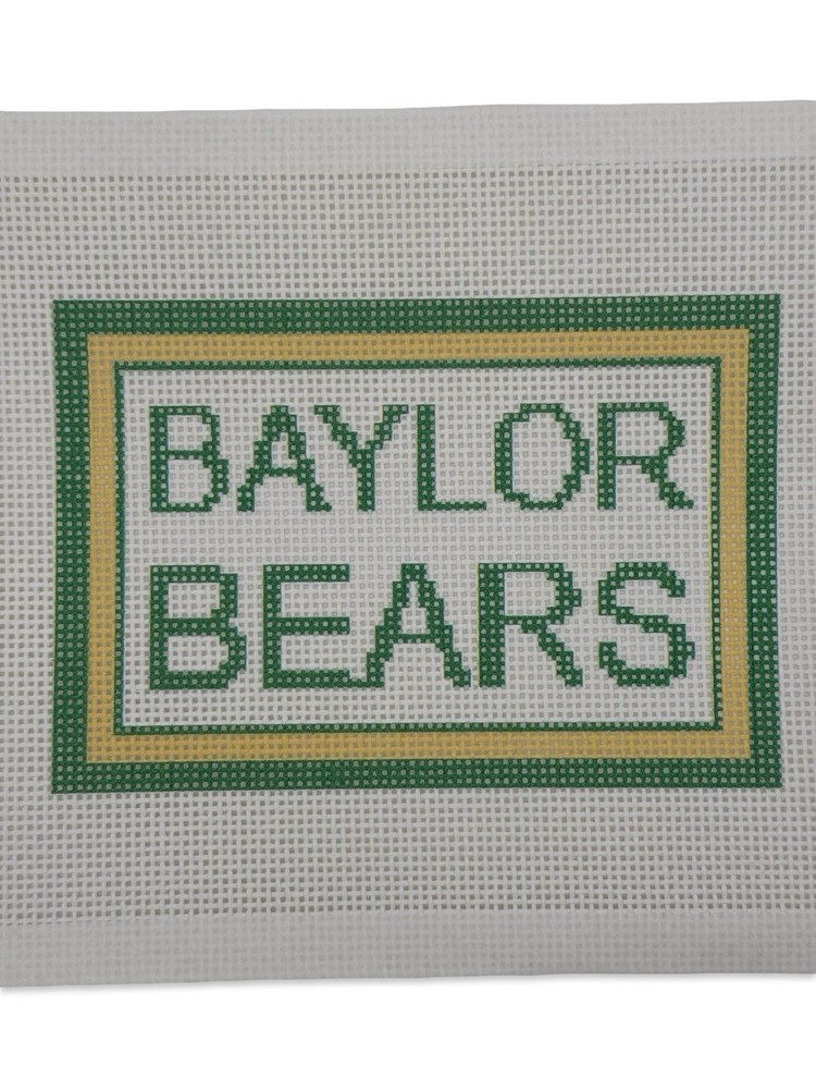 Baylor Bears Needlepoint Canvas