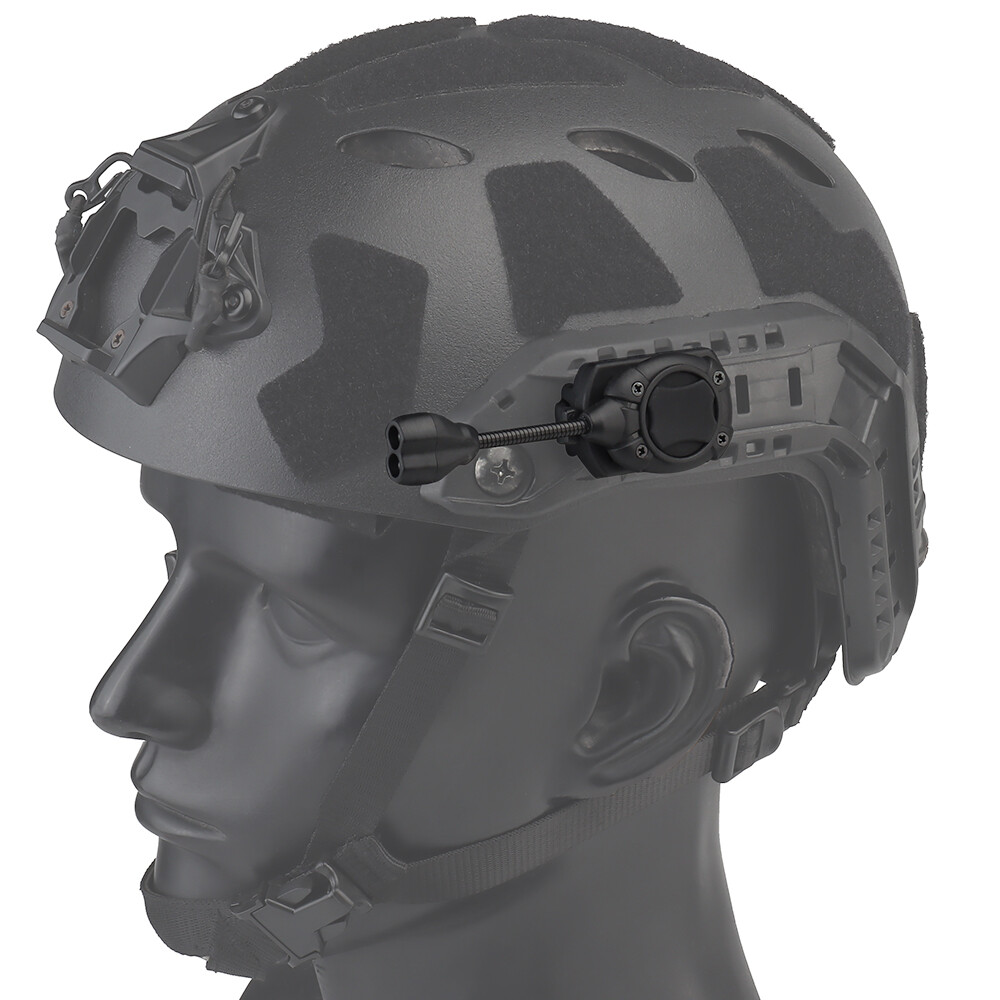 Tactical Helmet Flashlight Rail Light SWITCH MPLS IR Headlamp Signal Lights