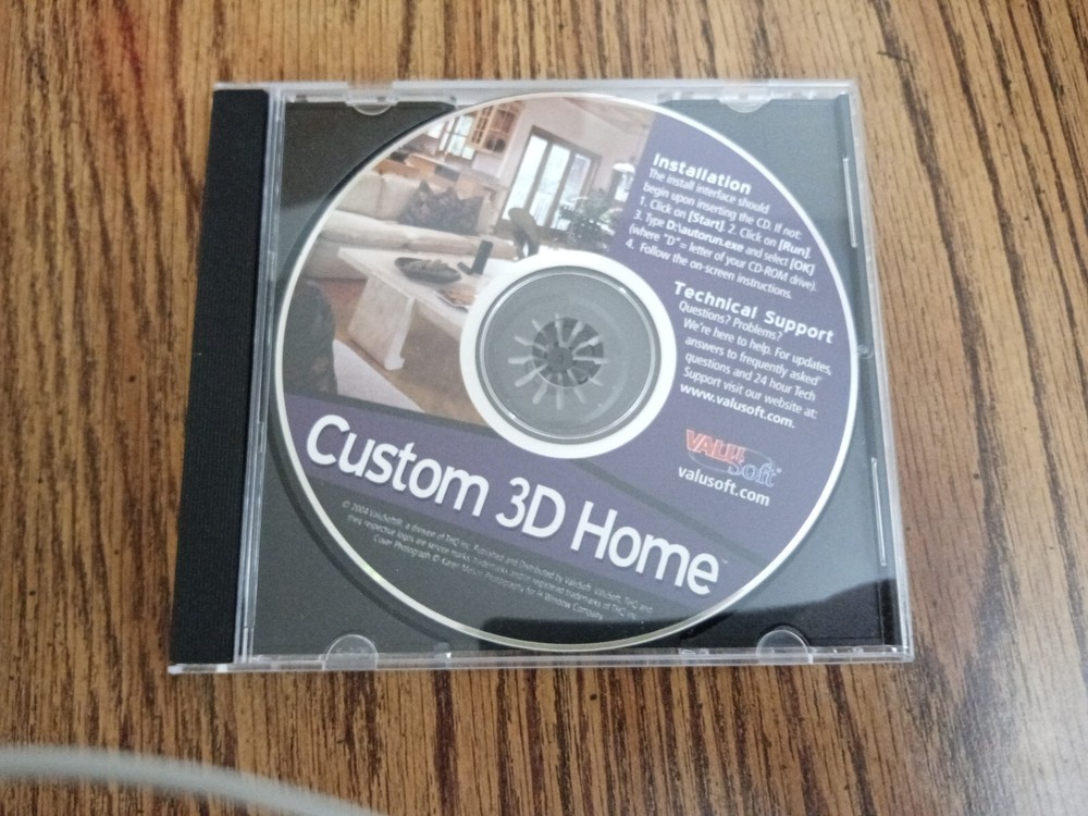 Custom 3D Home 4 Complete Products Valusoft PC CD-ROM 2004