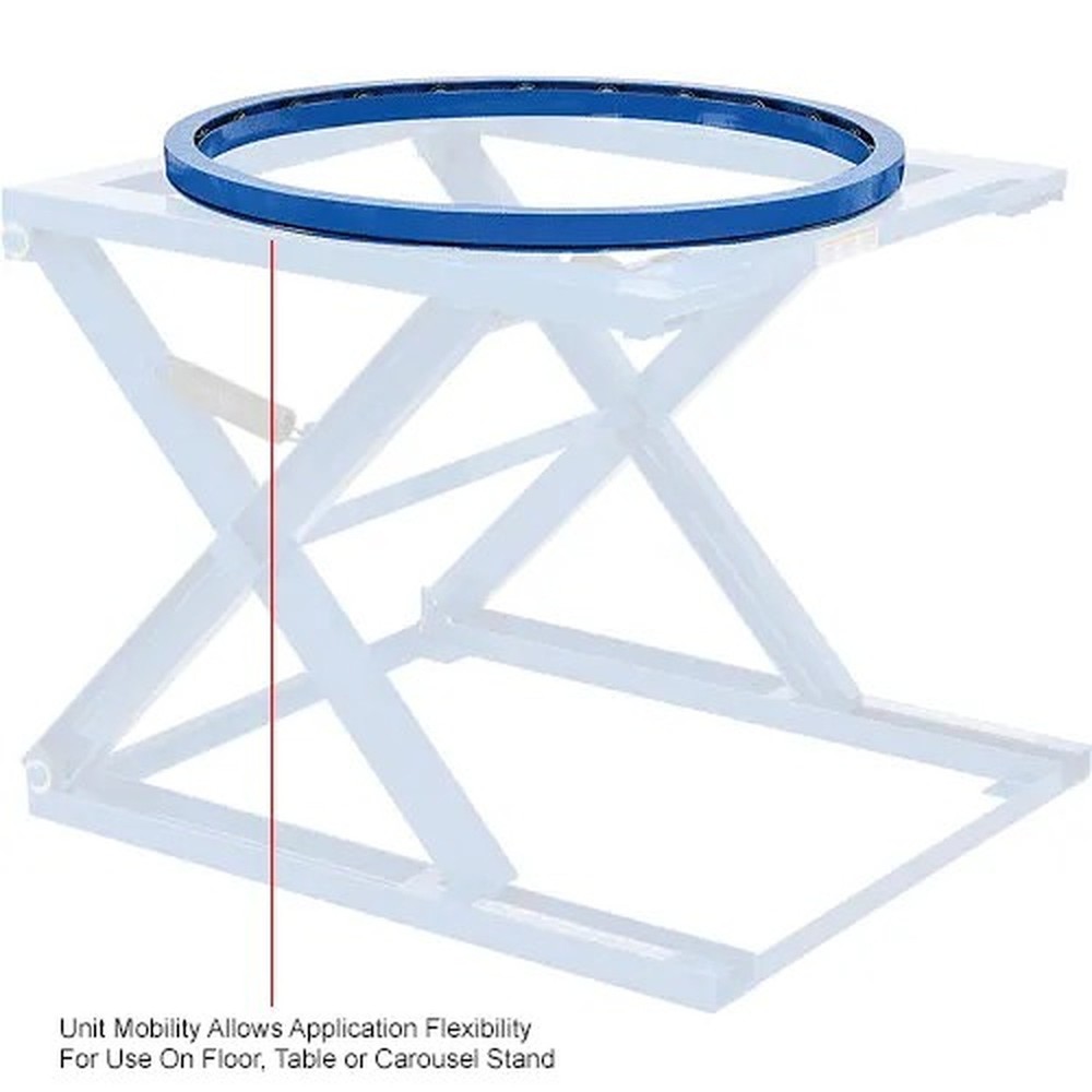 Pallet & Skid Carousel Turntable Rotating Ring, 4000 Lb. Capacity