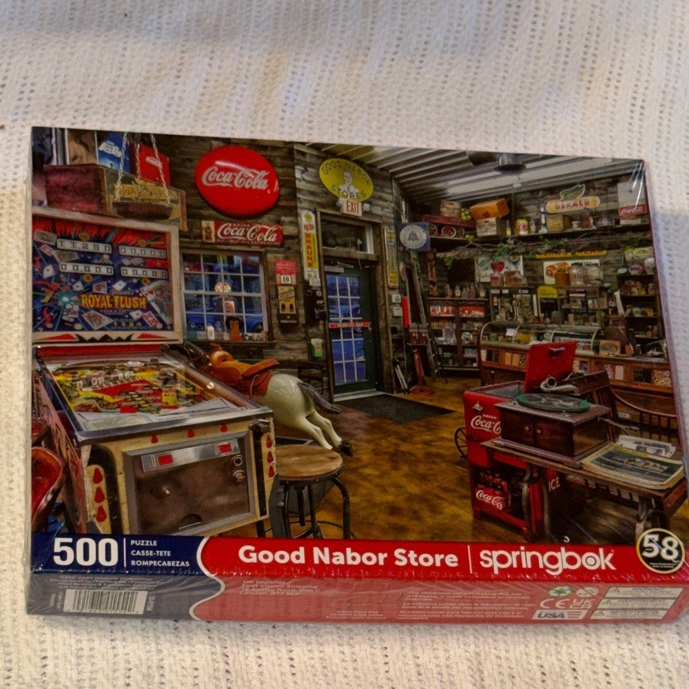Springbok Good Nabor Store Puzzle - 500 Pieces NEW Sealed