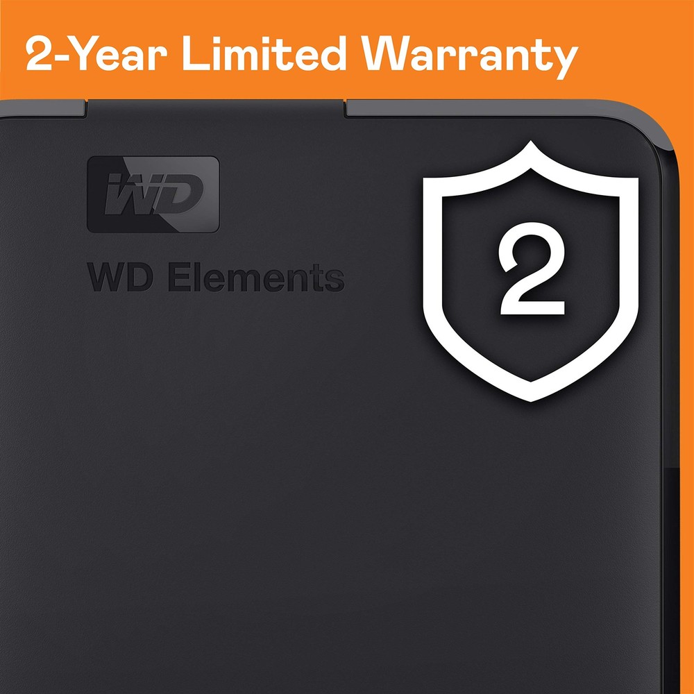WD 5TB Elements Portable External Hard Drive for Windows, USB 3.2 Gen 1/USB 3...