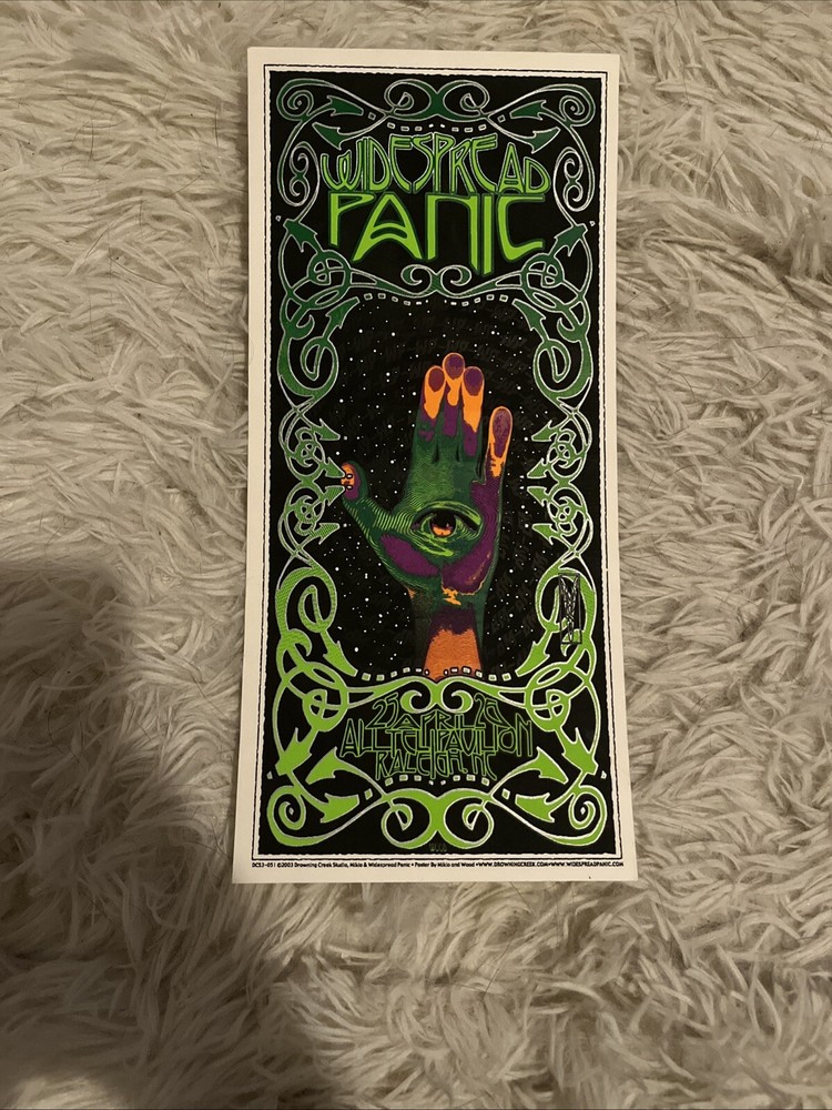 Widespread Panic Handbill Raleigh 2003