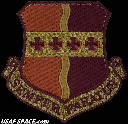 USAF 9th RECONNAISSANCE WING -DRAGON LADY -Beale AFB, CA- ORIGINAL OCP VEL PATCH