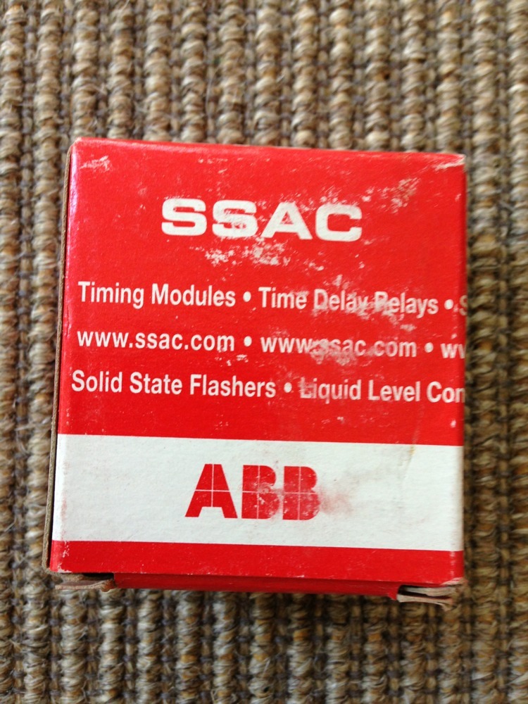 SSAC SOLID STATE Timer 230VAC 0.5A fixed 2m 2x2 ABB
