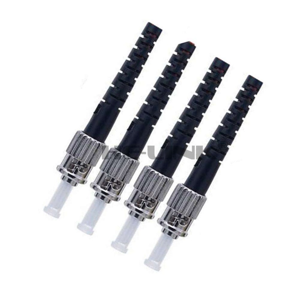 250M ST-ST Indoor Armored Singlemode 4 Strands Fiber Patch Cord Cable