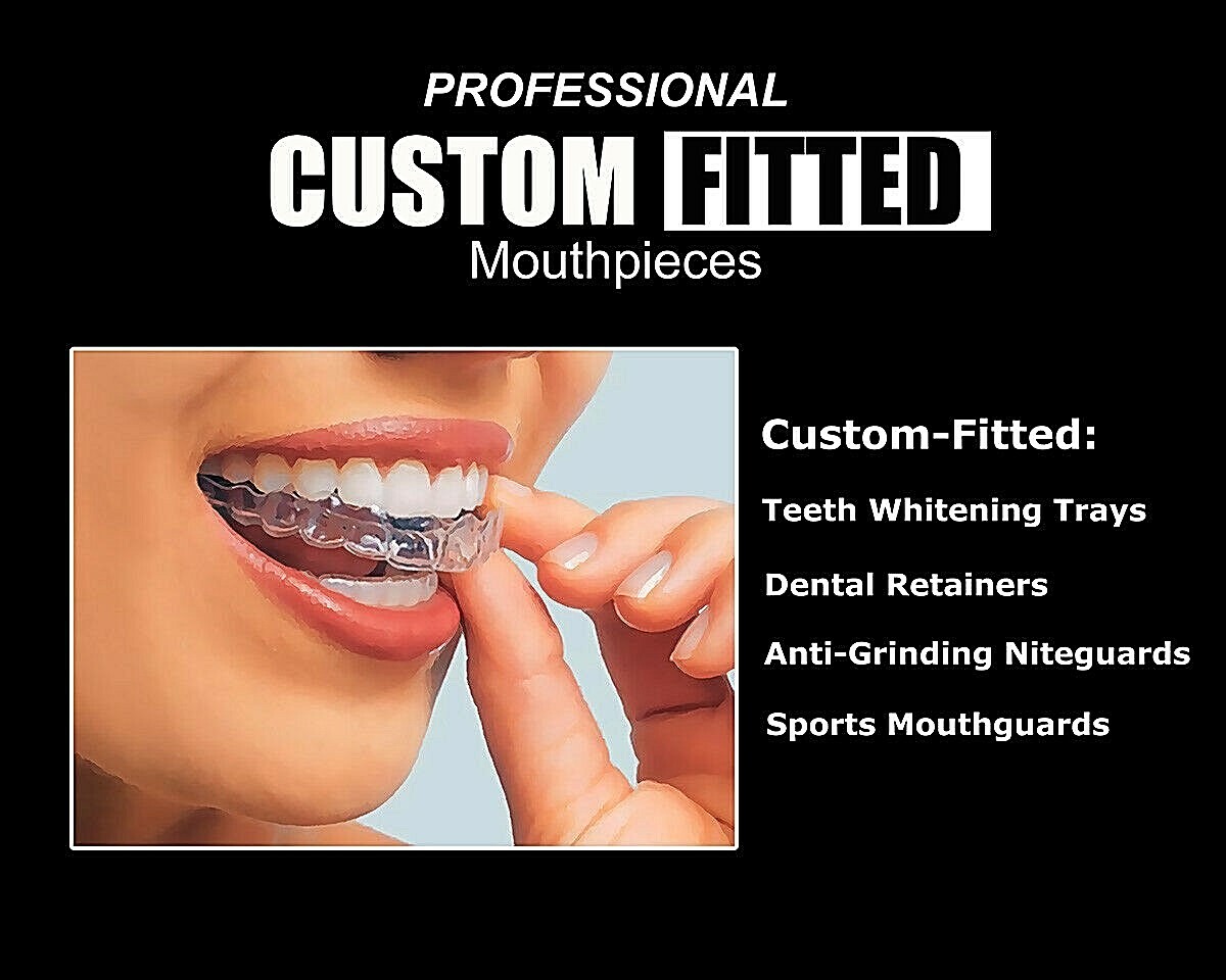 Custom Fit Set Orthodontic Dental Retainers~Upper AND Lower~MADE USA DENTAL LAB