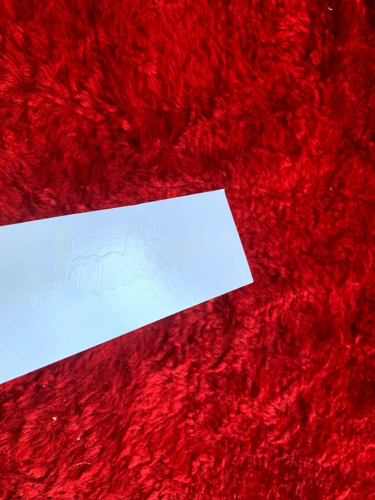 Jackson San Dimas TM Waterslide decal Silkscreened type NOS White
