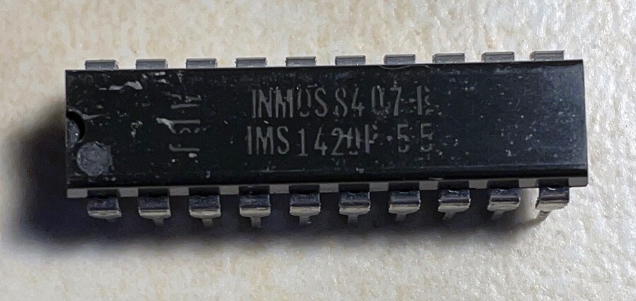 Inmos IMS1420P-55 1400 4K X 4 High Speed Static RAM