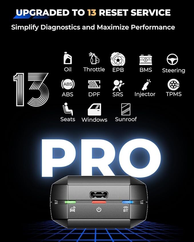 2025 TOPDON Topscan PRO Key Programming Immobilizer Diagnostic Scanner Wireless