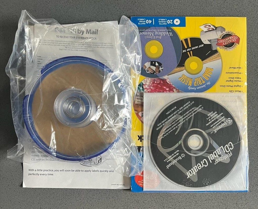 Broderbund - The Print Shop CD Label Creator Vintage