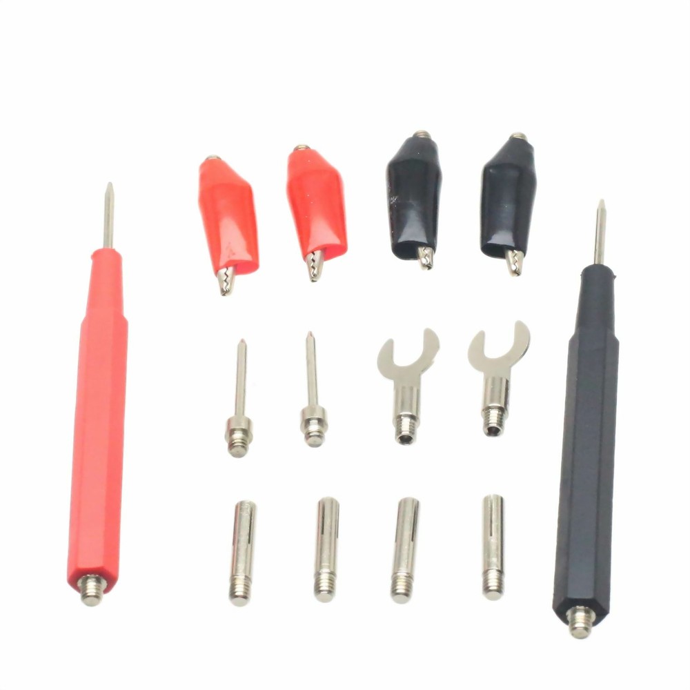 Multifunction Screw Removable test cable clip banana plug U fork terminal probe