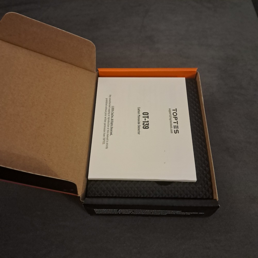 toptes Dt-139 portable carbon monoxide detector