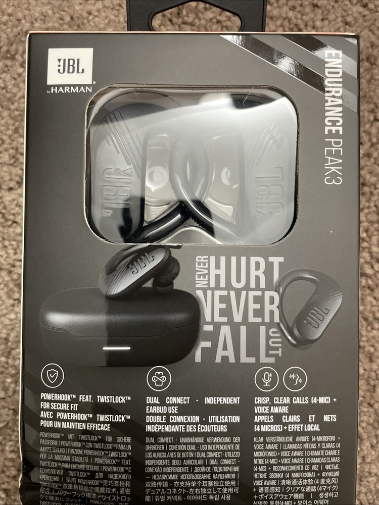 JBL Endurance Peak 3, Dust and water proof True Wireless active earbuds