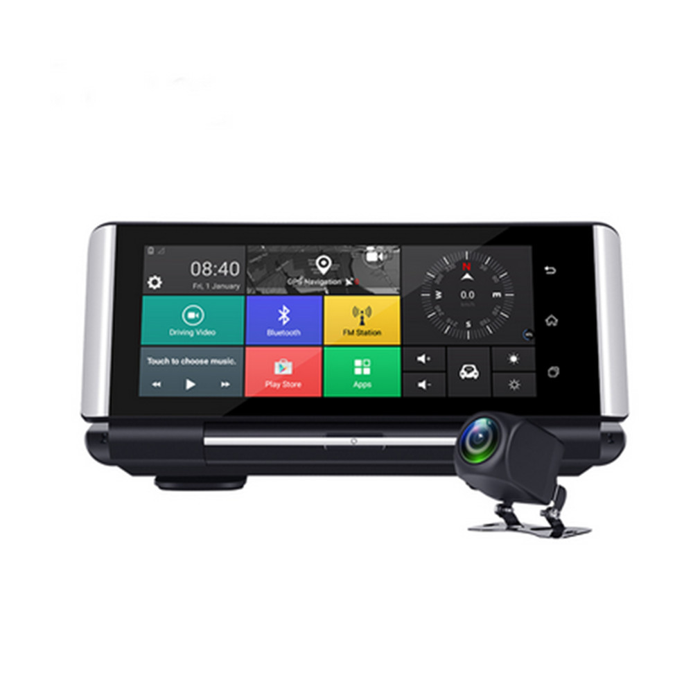 Dash Camera Car DVR Video Recorder Dual Lens Navigation G-sensor ADAS G-sensor