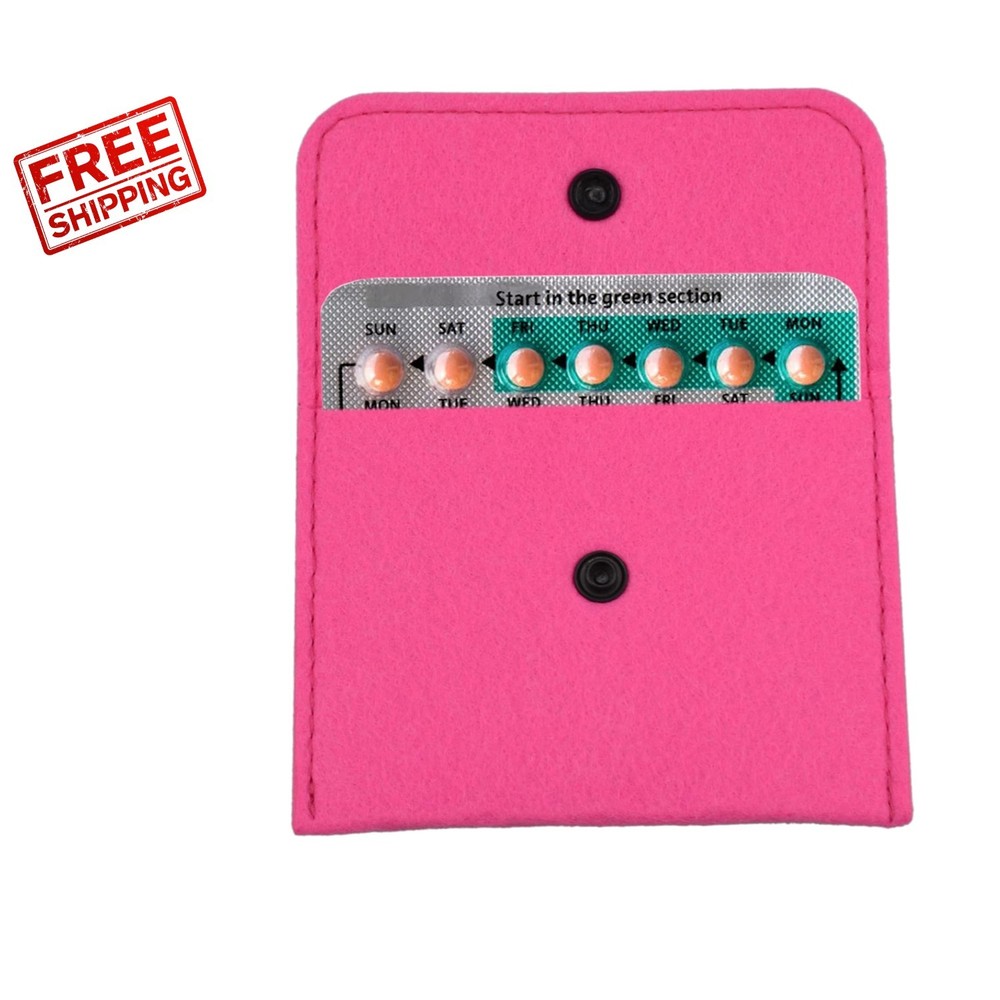 Chic Pink Pill Packets - Privacy Protection for Contraceptives and Essentials