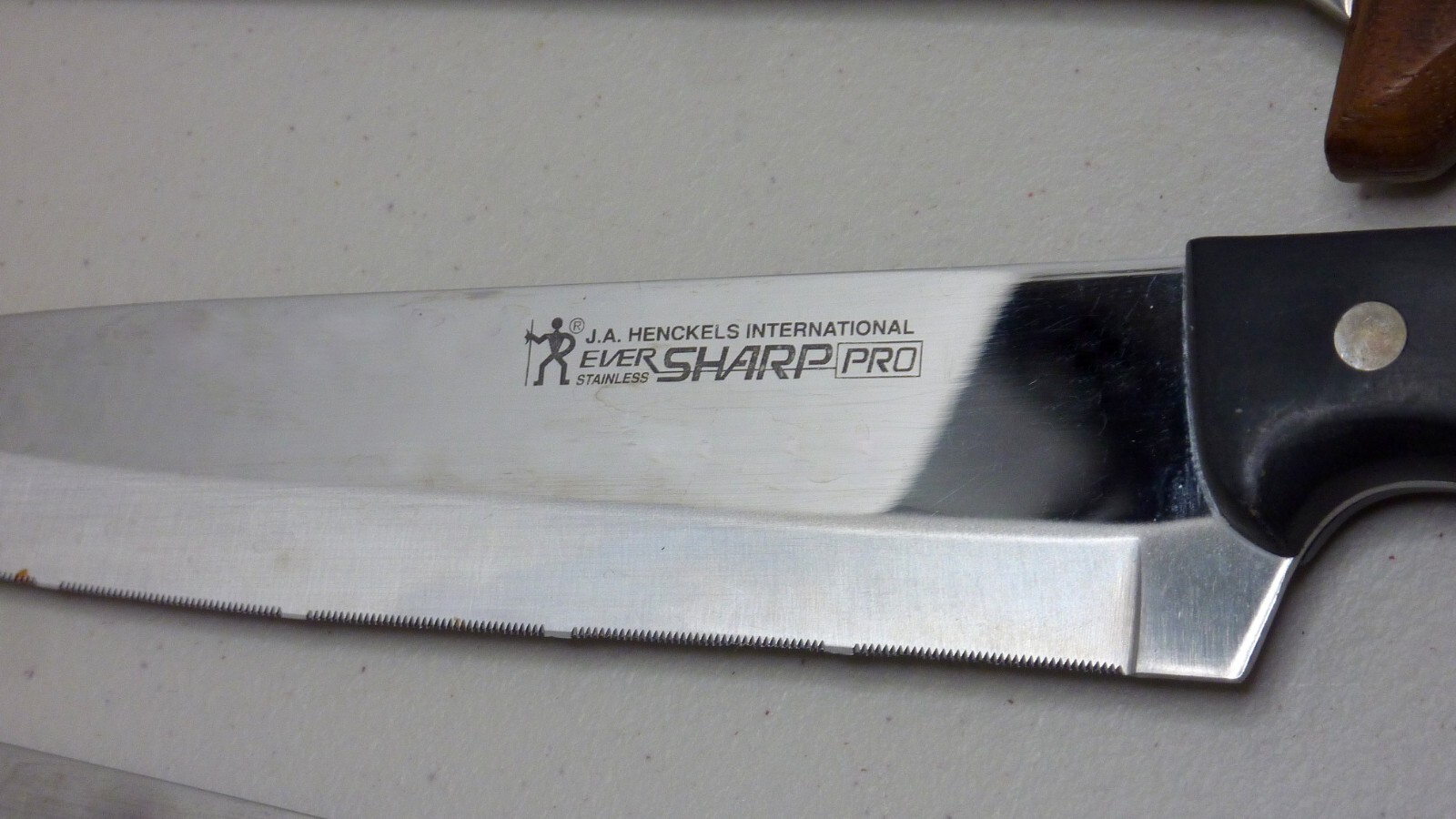 JA Henckels Pro, Cuisine, Wood Handles Japan Vtg. 4 High Quality Knives