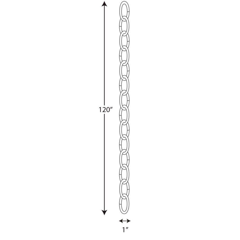 Progress Lighting Antique Bronze 9-Gauge Accessory Chain