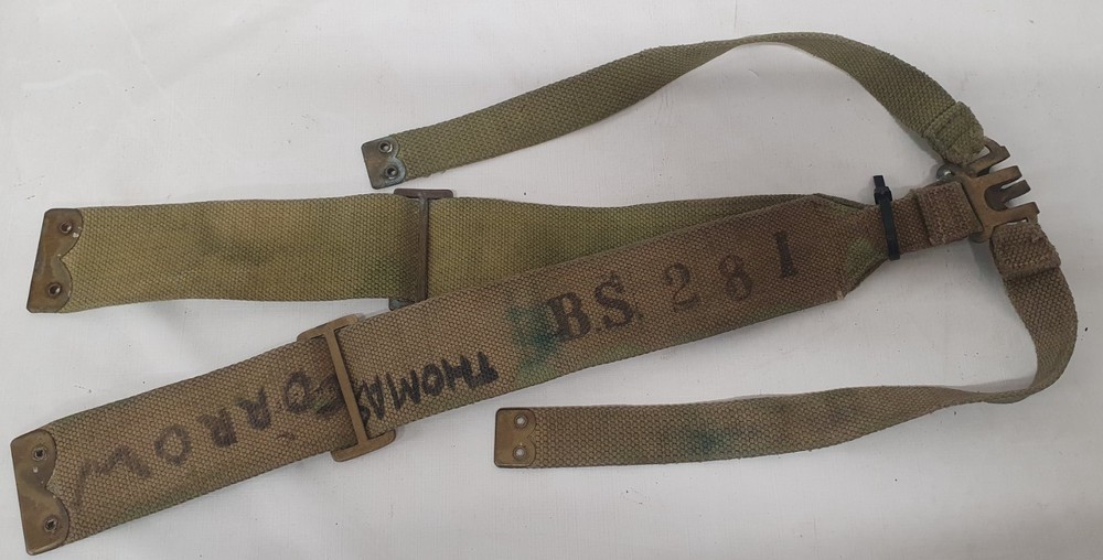 Ex British Army L Strap 37 Pattern Webbing WW2 (still15)