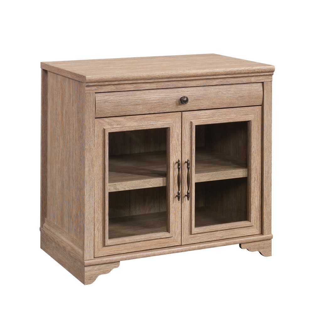 Brown Library Base, Wooden Bookcase Base with Adjustable Shelves