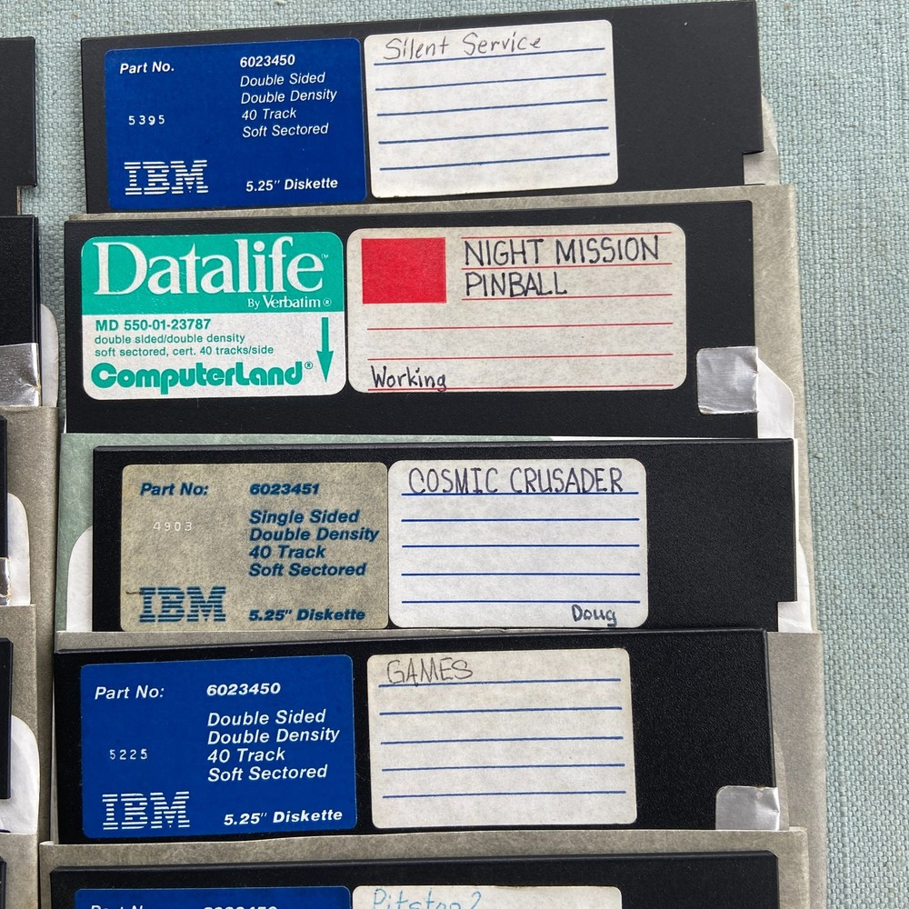 Game Lot Space Strike Kings Quest Missile Command Atari Pitstop Night Mission