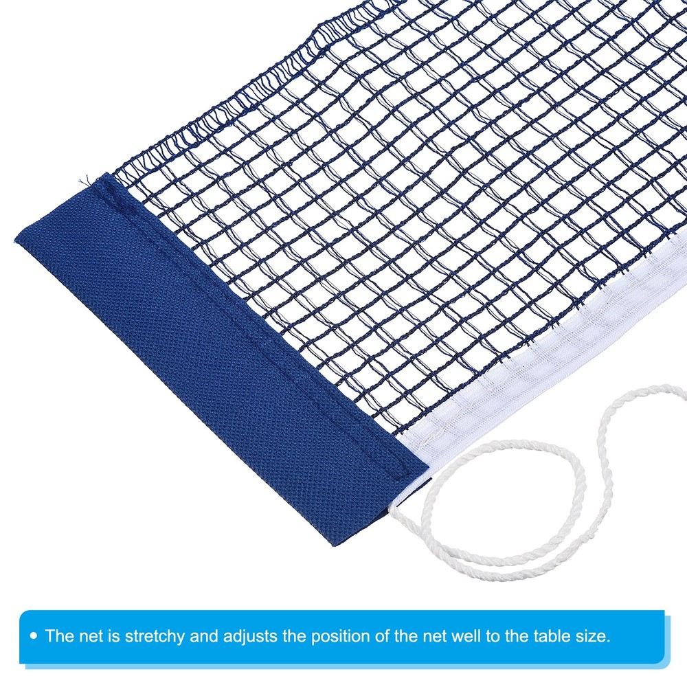 Table Tennis Net Replacement Ping Pong Net String Tension Equipment, Blue