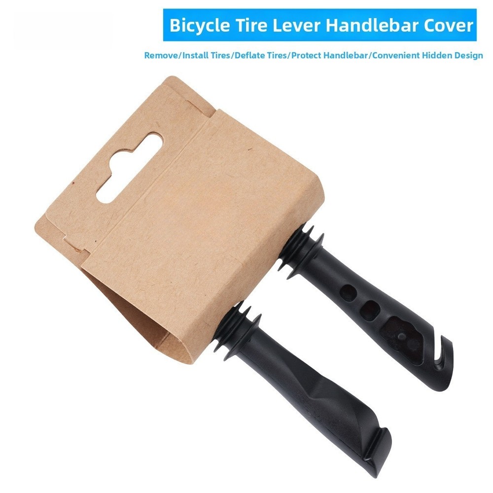 Lightweight Tire Lever Set with Bar End Function for MTB Road and Bikes