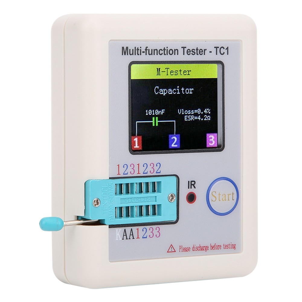 Multifunction Transistor Tester Portable Operation For Electronics Hobbyist Use