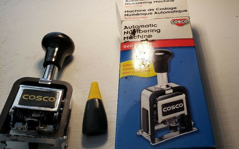 COSCO Automatic Numbering Machine