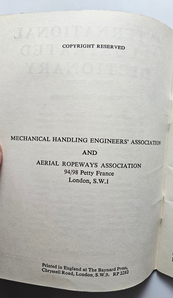 International Illustrated Dictionary 1962 Edition