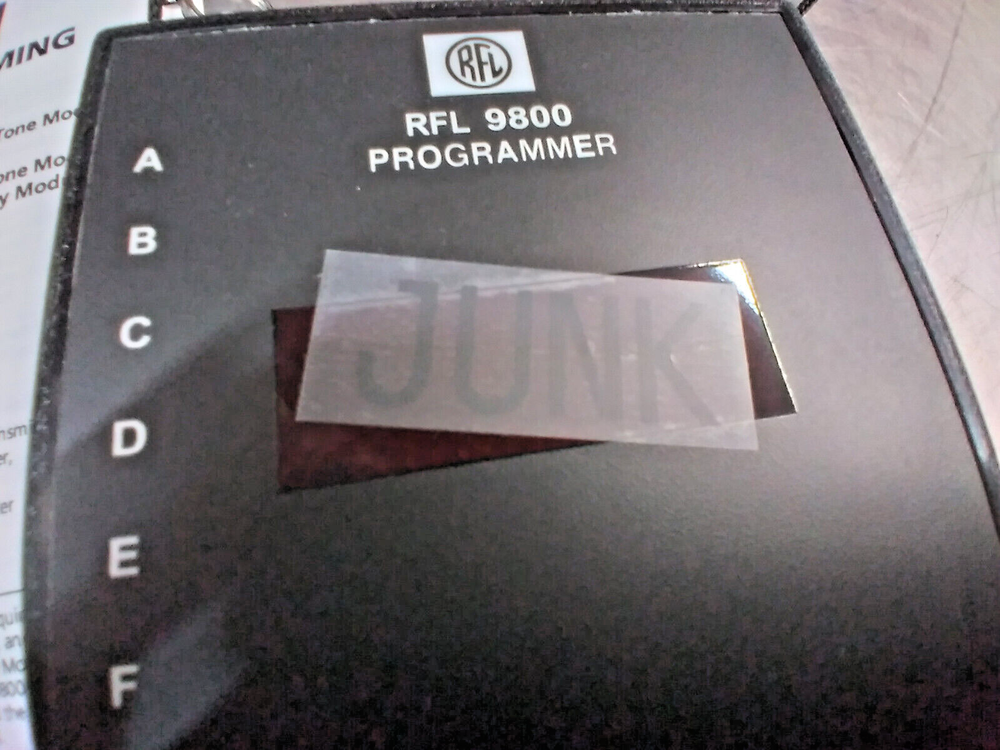 Dowty RFL 9800 Programmer / Calibrator w/ Programming Guide & Case - Parts Only