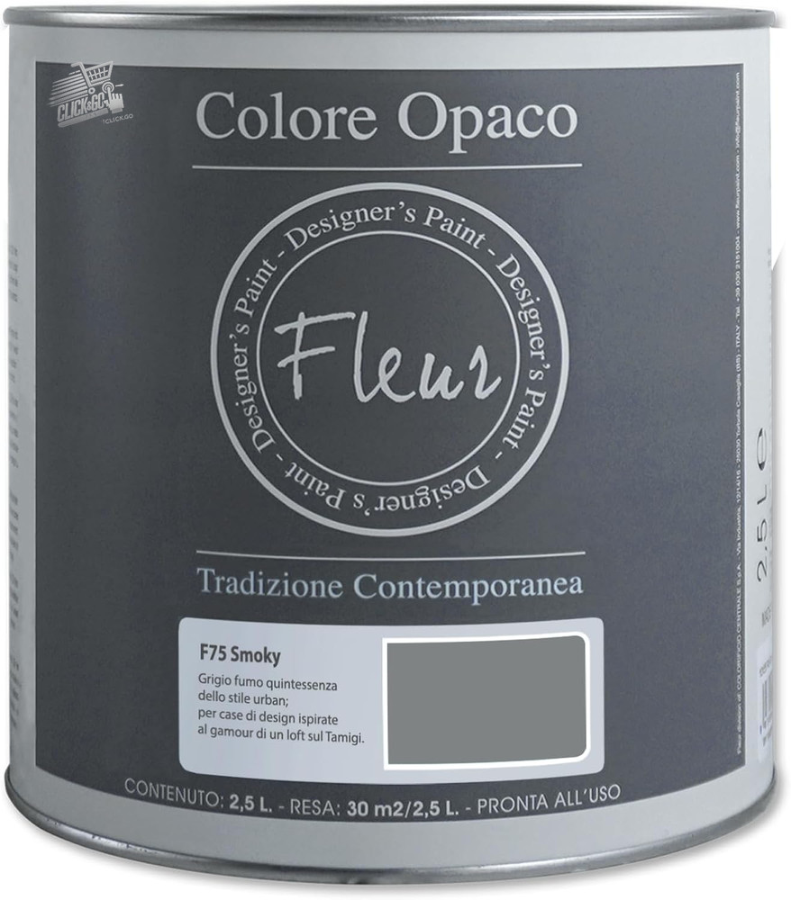 | Chalk Paint Matte, 2.5L, Unsanded, Multi-surface, Color F