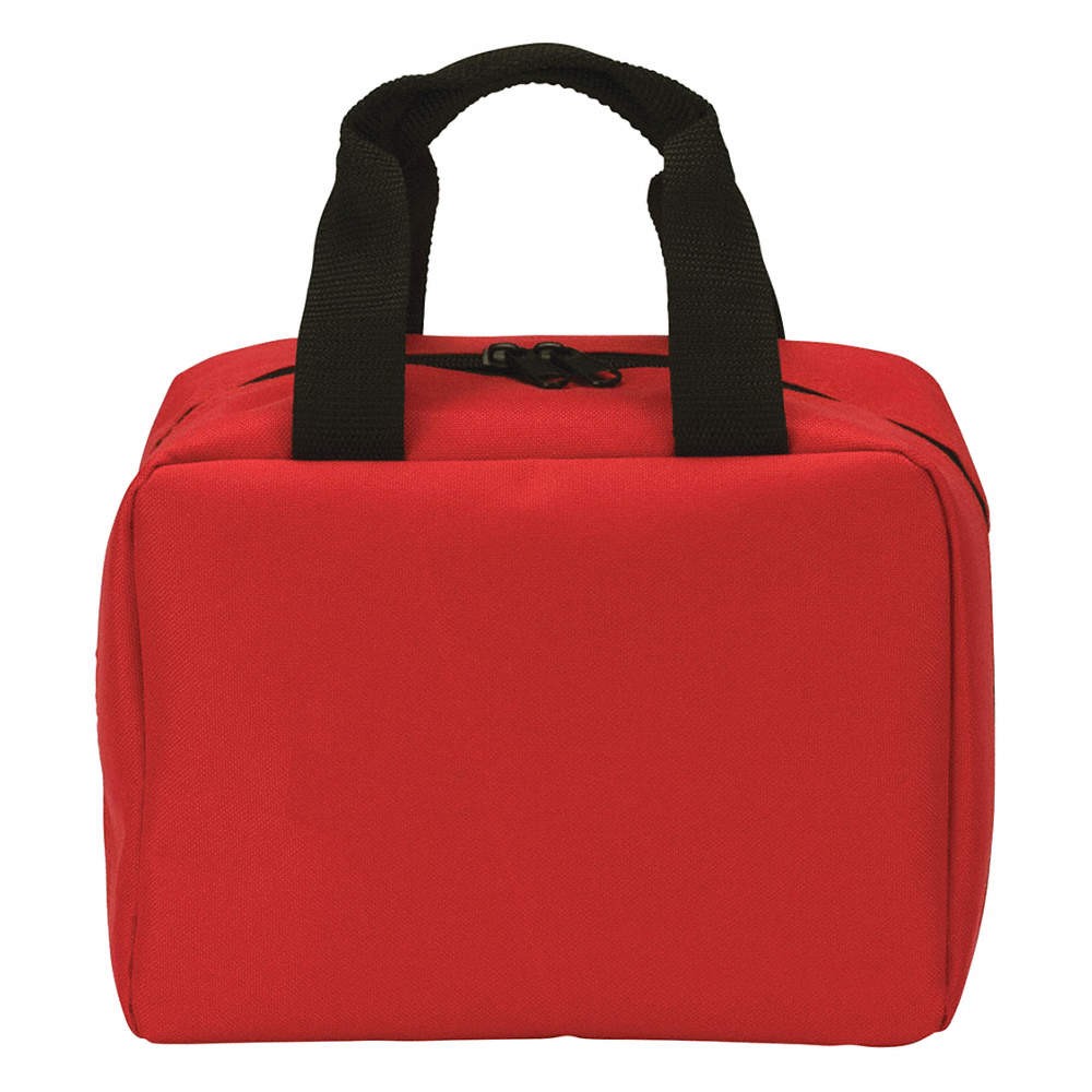 GRAINGER APPROVED 90999 Empty First Aid Kit,5"H,Red 488G66