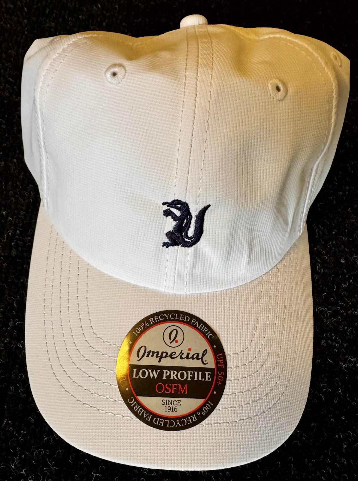Everglades Club - Palm Beach FL - NEW - White Imperial Lightweight Golf Hat