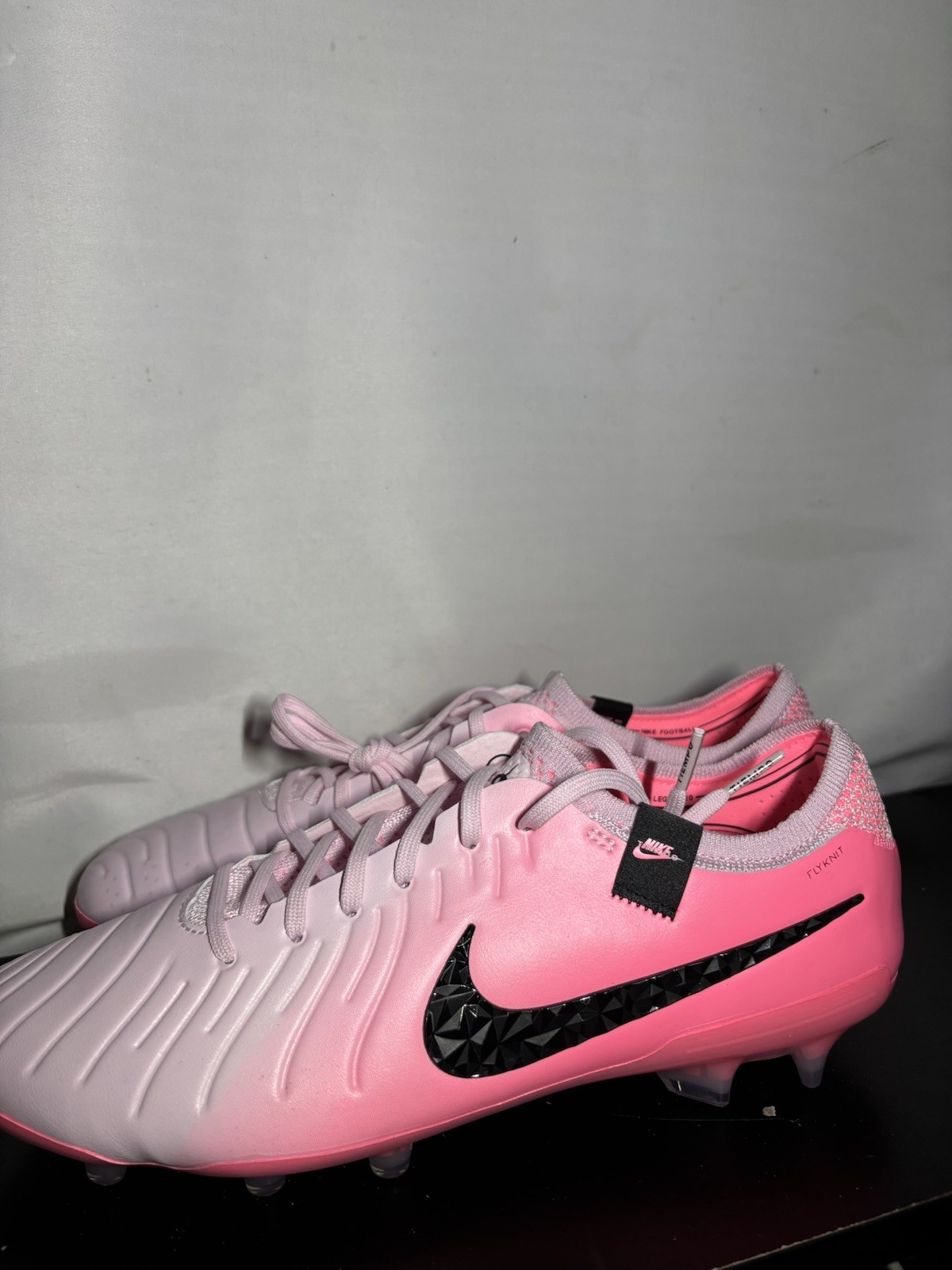 Nike Legend 10 Elite FG ACC Soccer Pink Foam Cleats FN7276-601 Men's Size 9.5