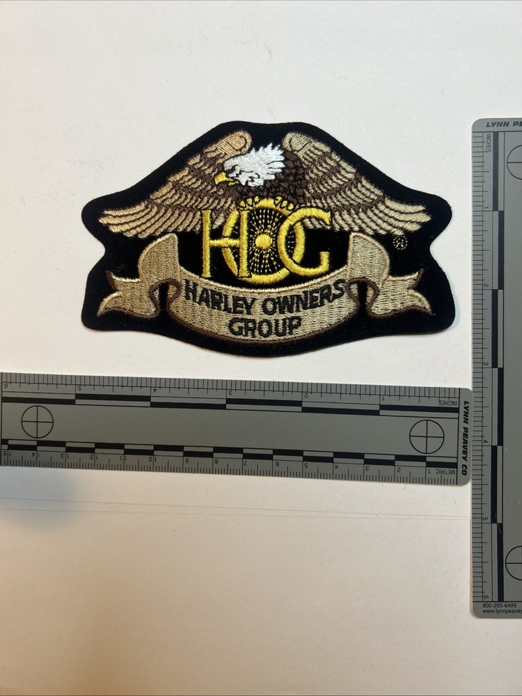 Harley Davidson Bike Owners Group HOG Patch Eagle Wings Wheel  NOS