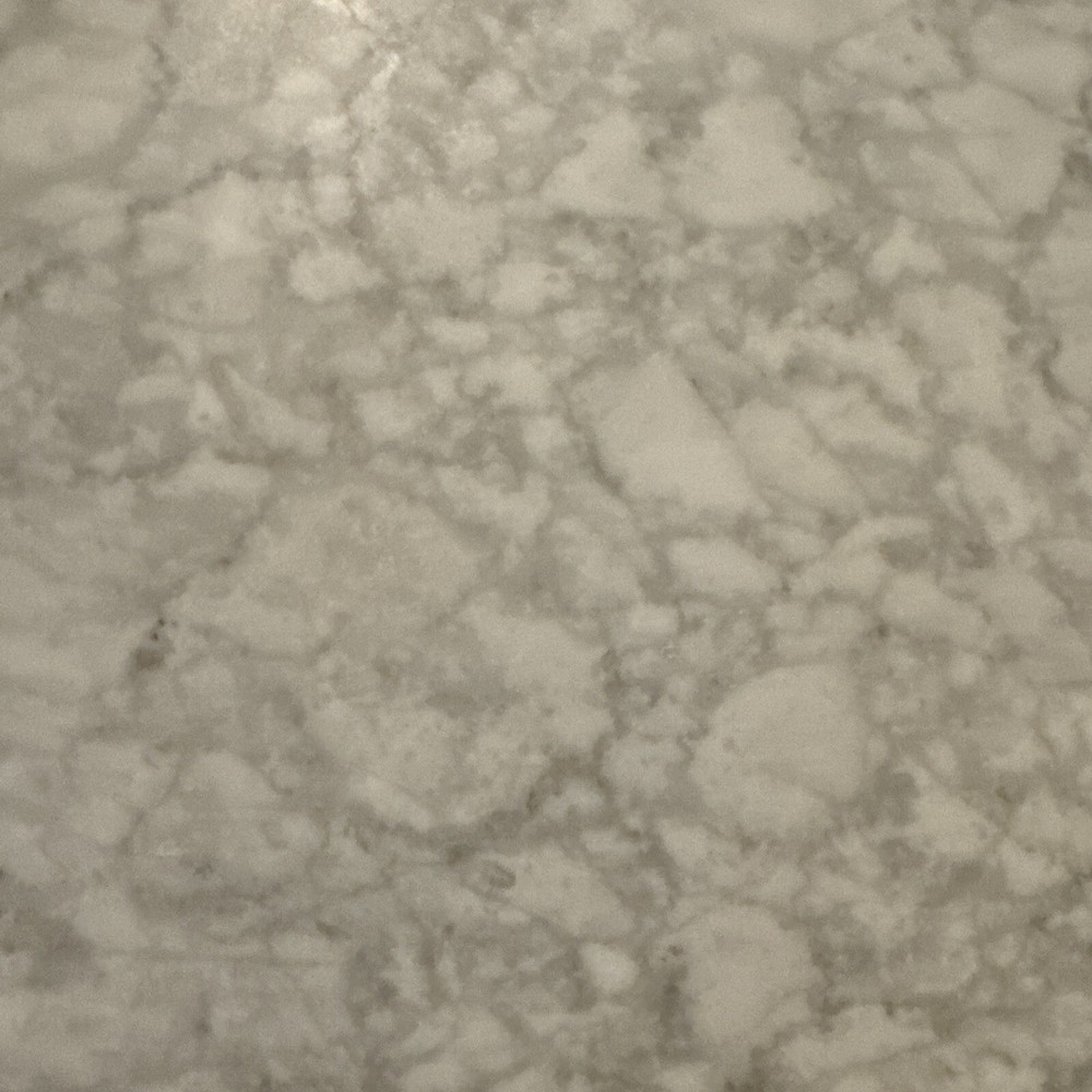 Vintage Solid Replacement 24” Marble Table Top (Italy) White & Gray Veining