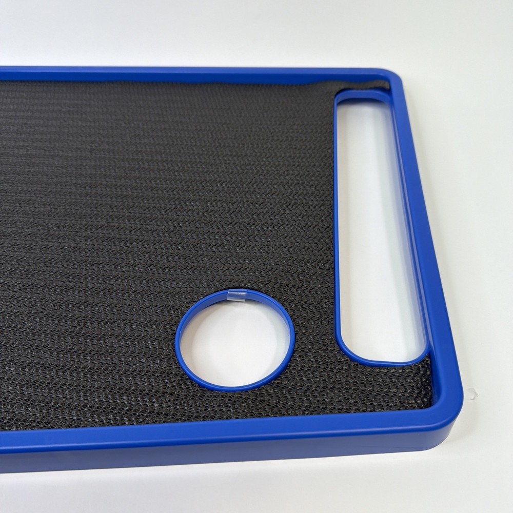 Support Plus Walker Tray Table Mobility Table w/ Non-Slip Grip Mat 21"x16" Blue