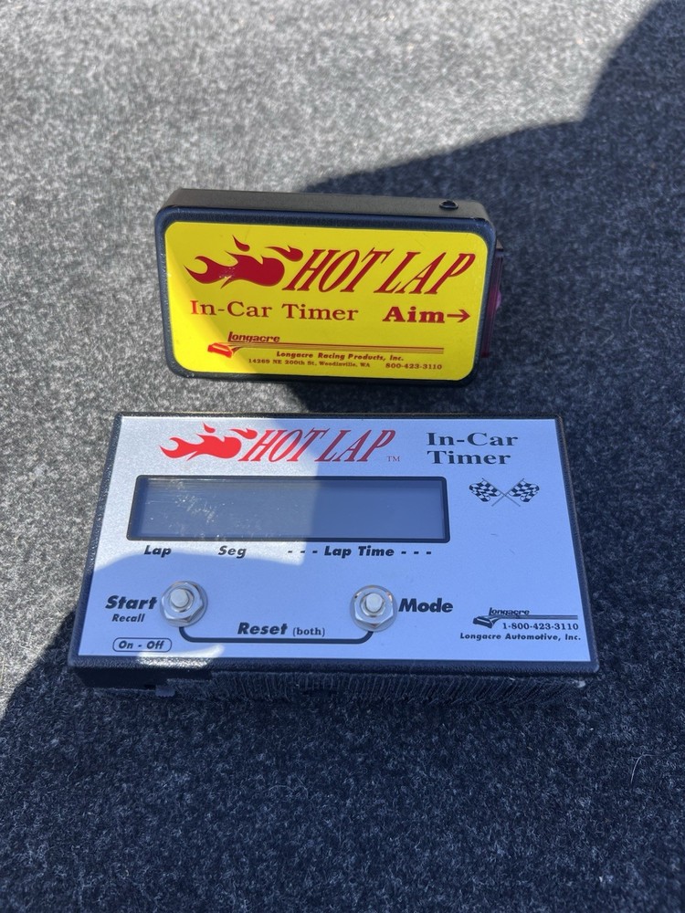 HOT LAP IN CAR TIMER LONGACRE  Receiver Small Outline Display
