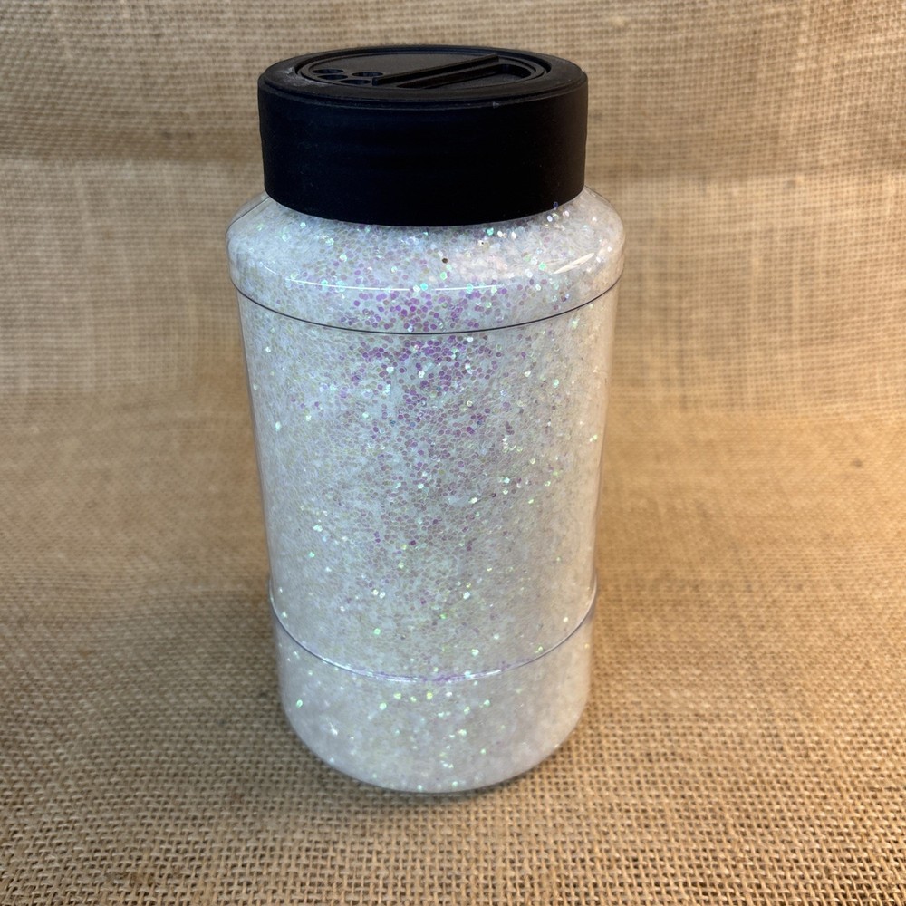 Go Create Iridescent (White) Glitter Shaker; 16 Oz Large Size New