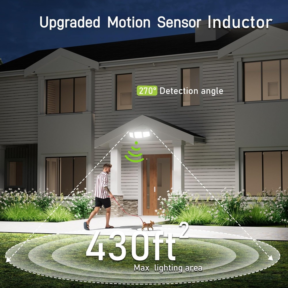 Solar Security Light with Motion Sensor,Super Bright LED,Solar-Motion Lights ...